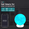 Luminária de mesa LED Smart WiFi Glomarket Tuya Luminária impressa em 3D